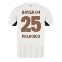 Bayer Leverkusen Exequiel Palacios #25 Bortatröja 2024-25 Korta ärmar